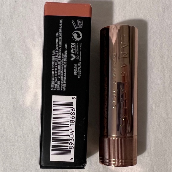 💋NIB💋 ANASTASIA BEVERLY HILLS ✨Taupe Beige✨ Satin Lipstick (pink beige satin) - Picture 9 of 11